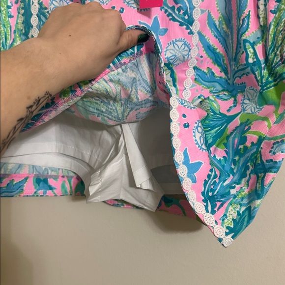 NWT Lilly Pulitzer Mandevilla Baby Scalloped Patty Skort size 12 - Picture 3 of 5